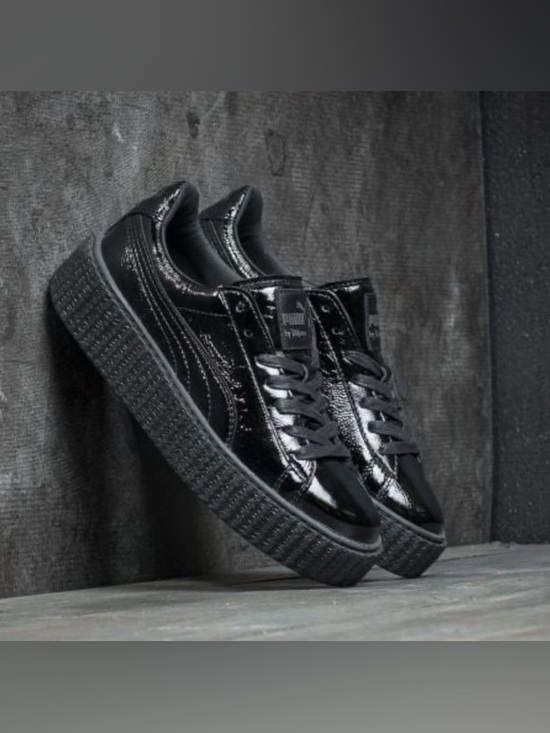 Puma Shoes - PUMA x FENTY creeper wrinkled patent sneakers